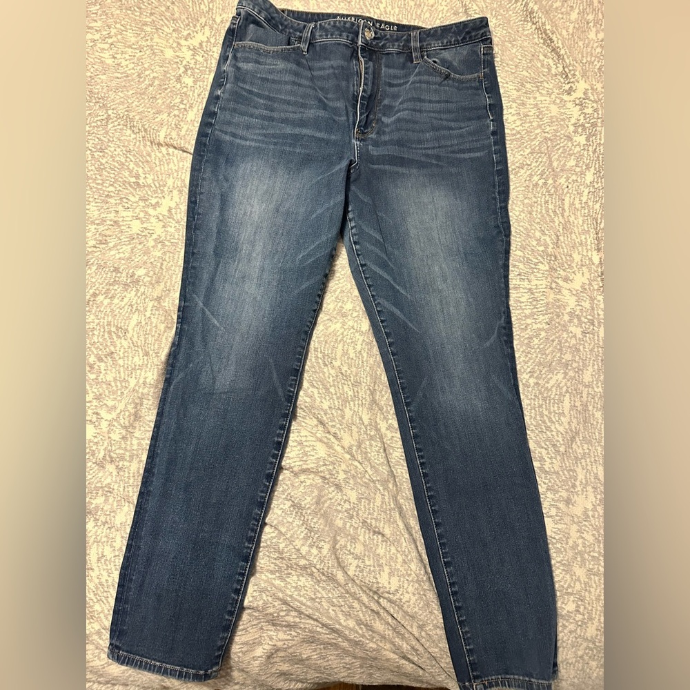 American Eagle Super High Rise Jegging Jeans Women Size 18, Long